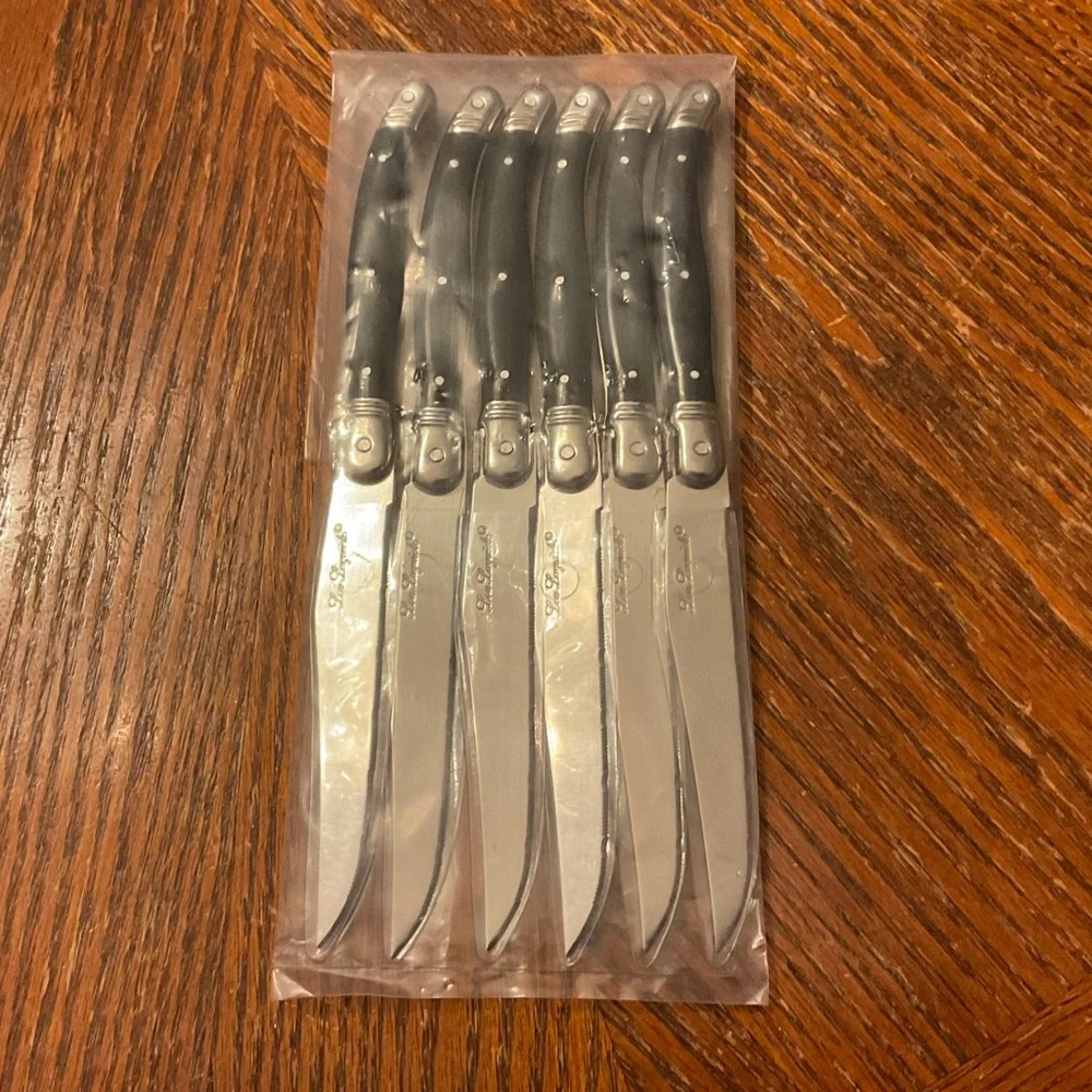 Lou Laguiole Cutlery Quality French Six Steak Knife Set Made Since 1829!